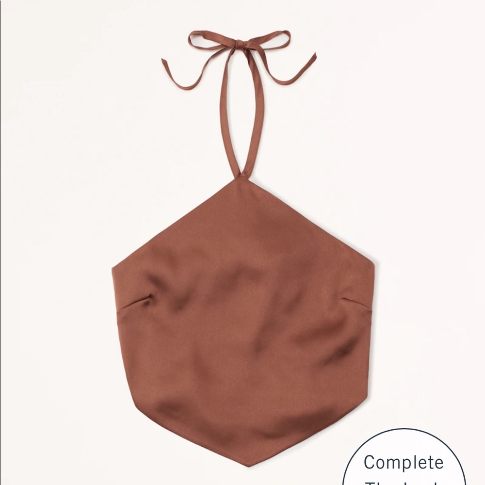 Abercrombie halter scarf top